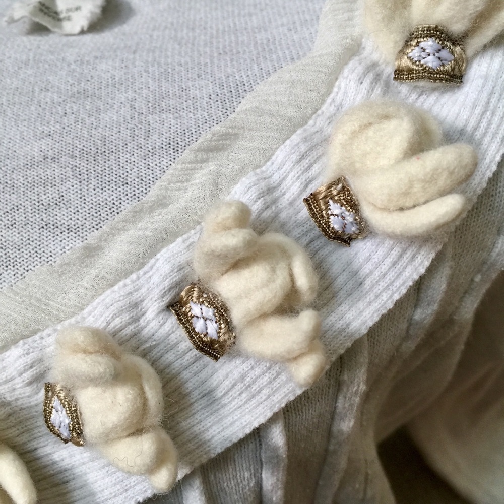 ANTHRO Field Flower Ribbon Cardigan - Picture 7 of 7